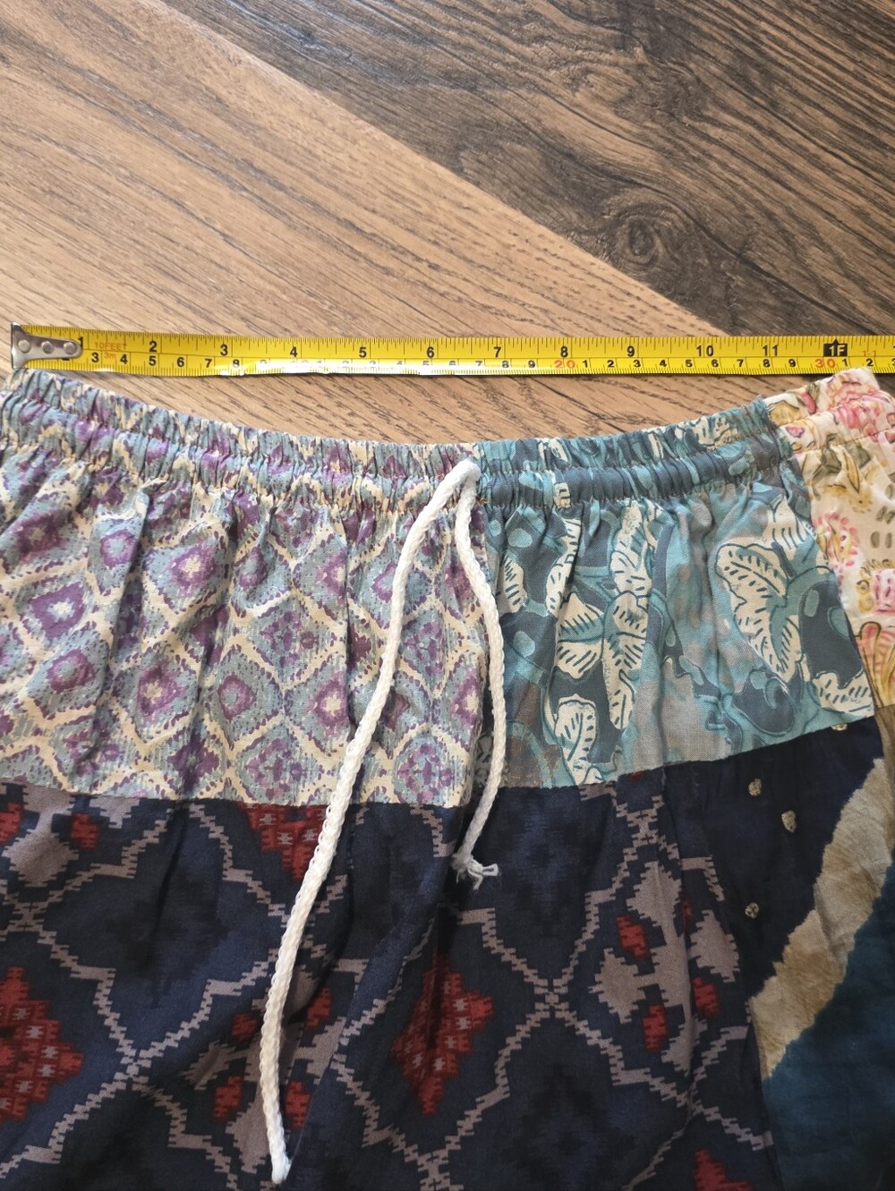 Vintage Patchwork Maxi Skirt By Ashley Taylor - Picture 5 of 5